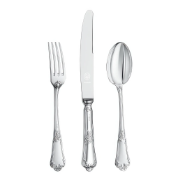 Set tacamuri argint masiv Floreale, 36 piese