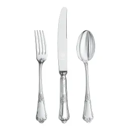 Set tacamuri argint masiv Floreale, 36 piese