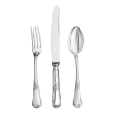 Set tacamuri argint masiv Floreale, 36 piese