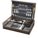 Set tacamuri argint masiv Meridiani, 126 piese