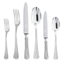 Set tacamuri argint masiv Meridiani, 126 piese
