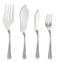Set tacamuri argint masiv Meridiani, 126 piese