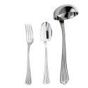 Set tacamuri argint masiv Meridiani, 126 piese
