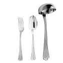 Set tacamuri argint masiv Meridiani, 126 piese