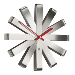 Ceas de perete Umbra Ribbon otel