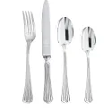 Set tacamuri argint masiv Meridiani, 48 piese