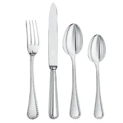 Set tacamuri argint masiv Regina Anna, 24 piese