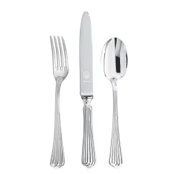 Set tacamuri argint masiv Meridiani, 36 piese