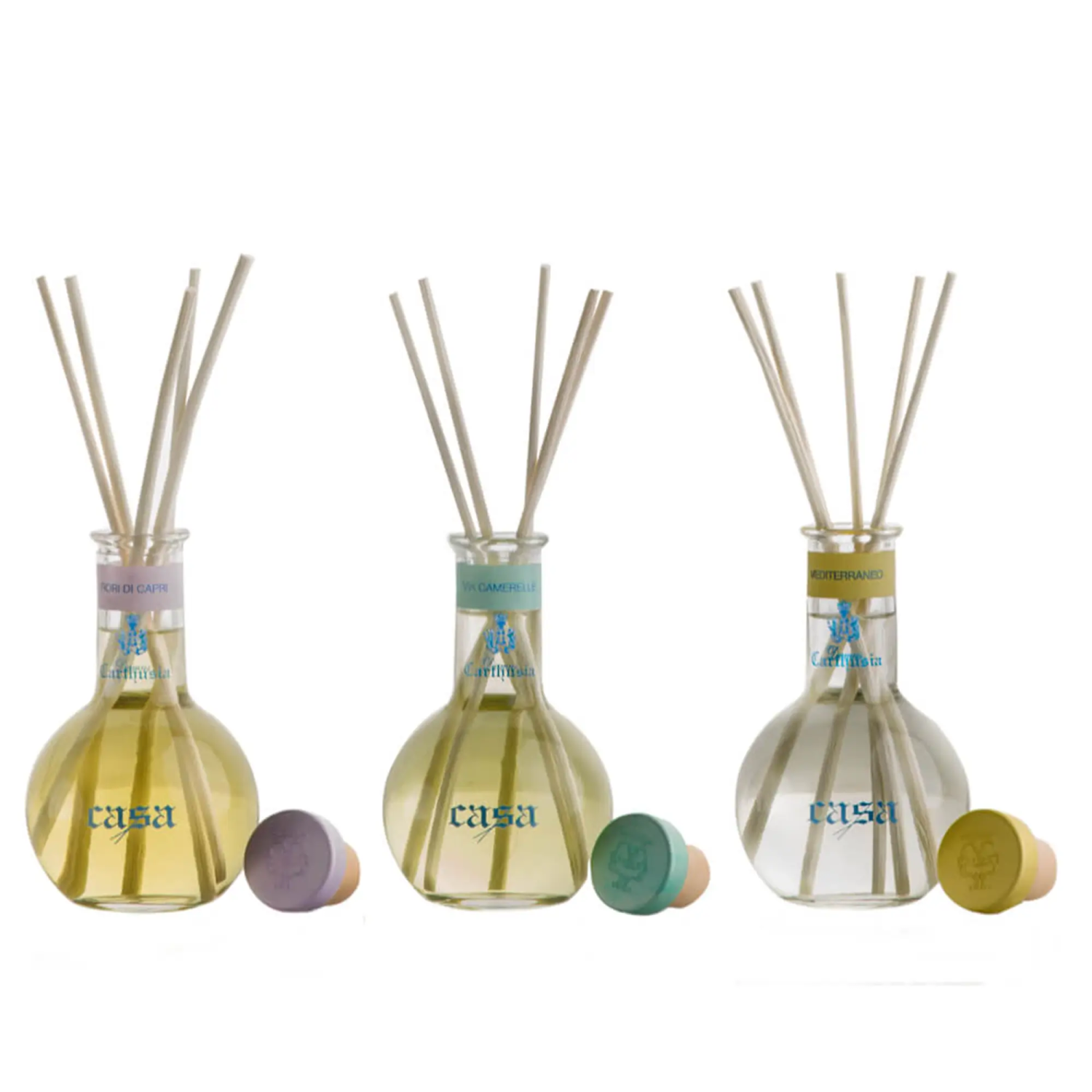 Set difuzoare parfum cu betisoare Carthusia Casa
