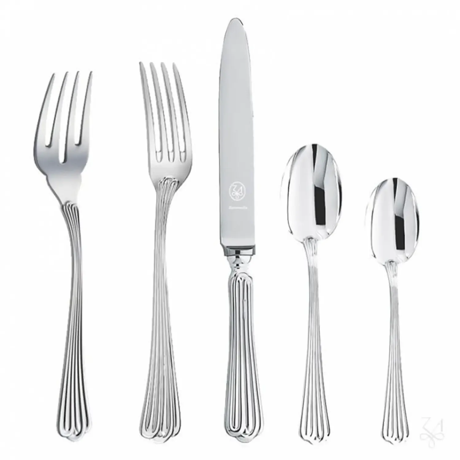 Set 5 tacamuri argint masiv 925 Meridiani