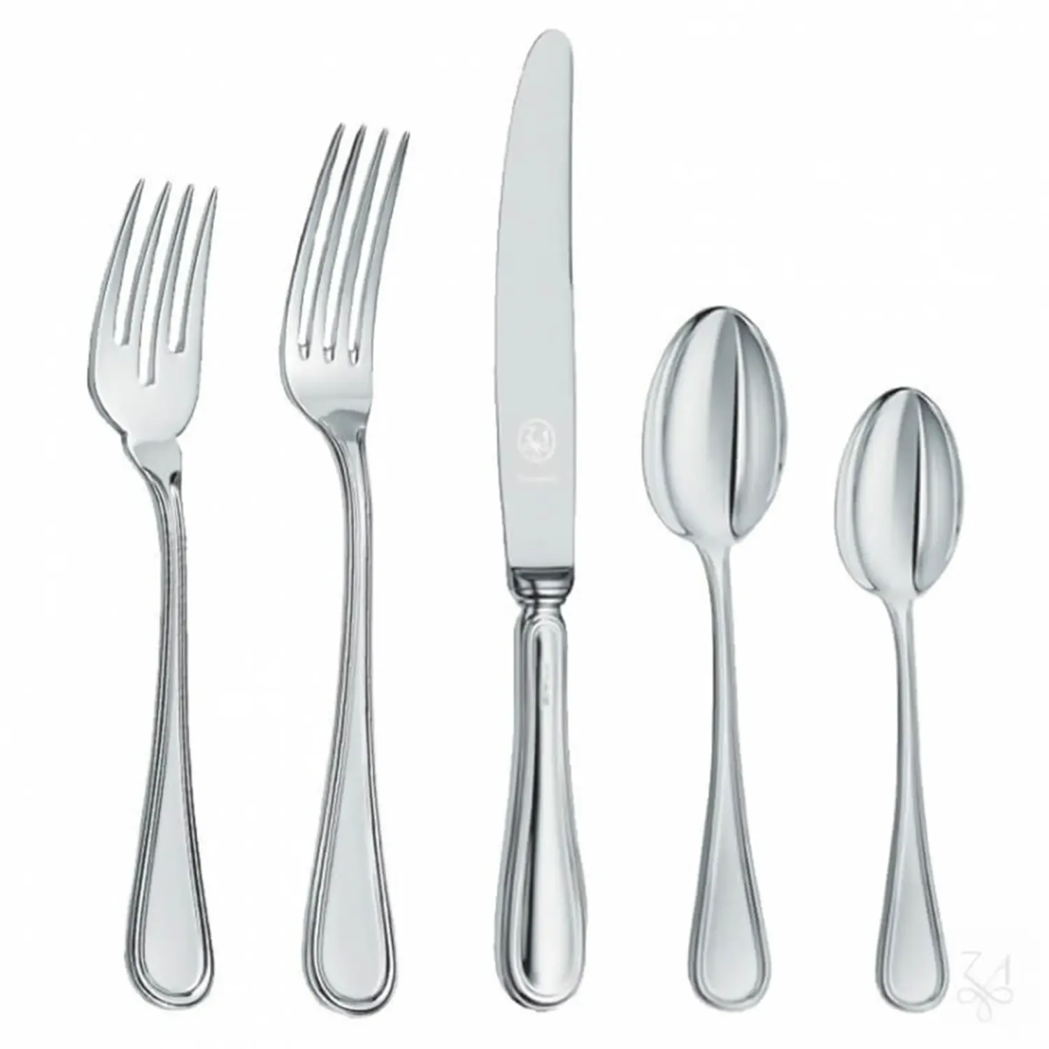 Set 5 tacamuri argint masiv 925 Inglese
