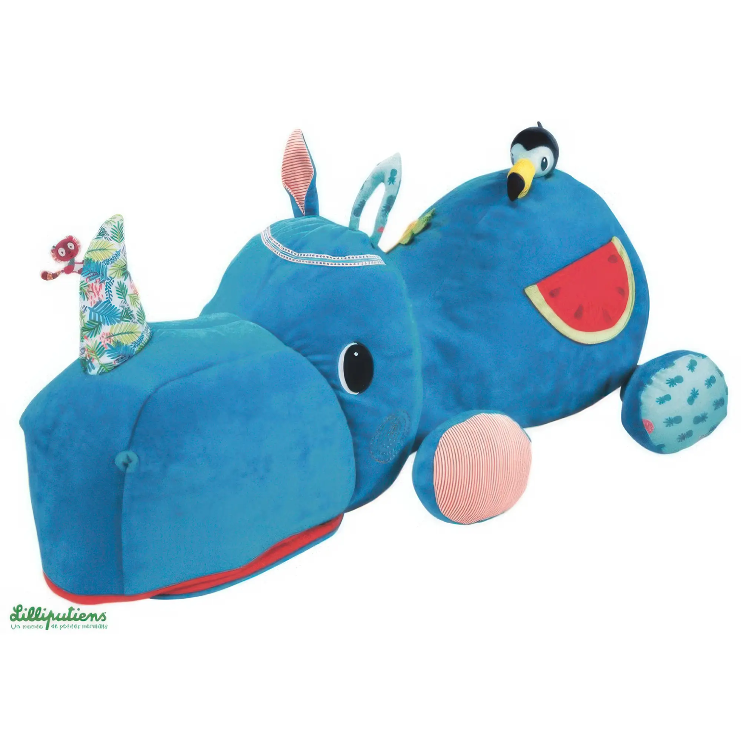 Plush gigant cu activitati Wesco Marius rinocer