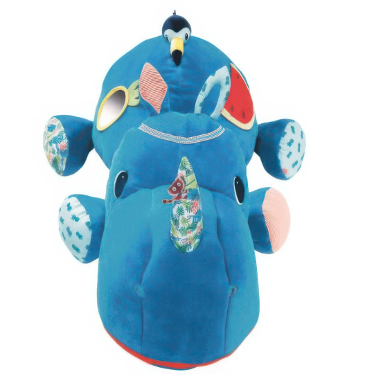 Plush gigant cu activitati Wesco Marius rinocer
