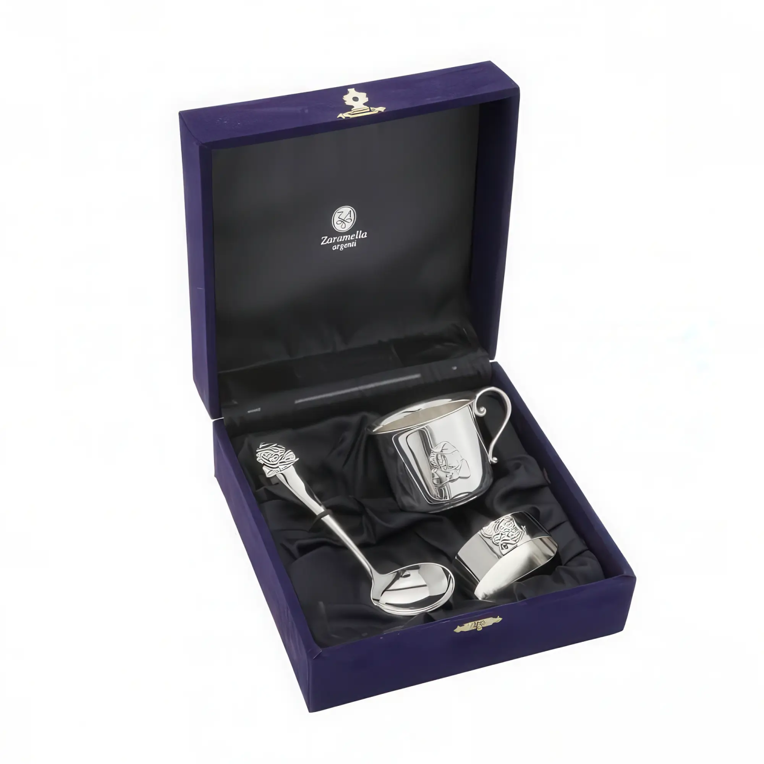 Set cadou pentru botez din argint masiv Baby Joy