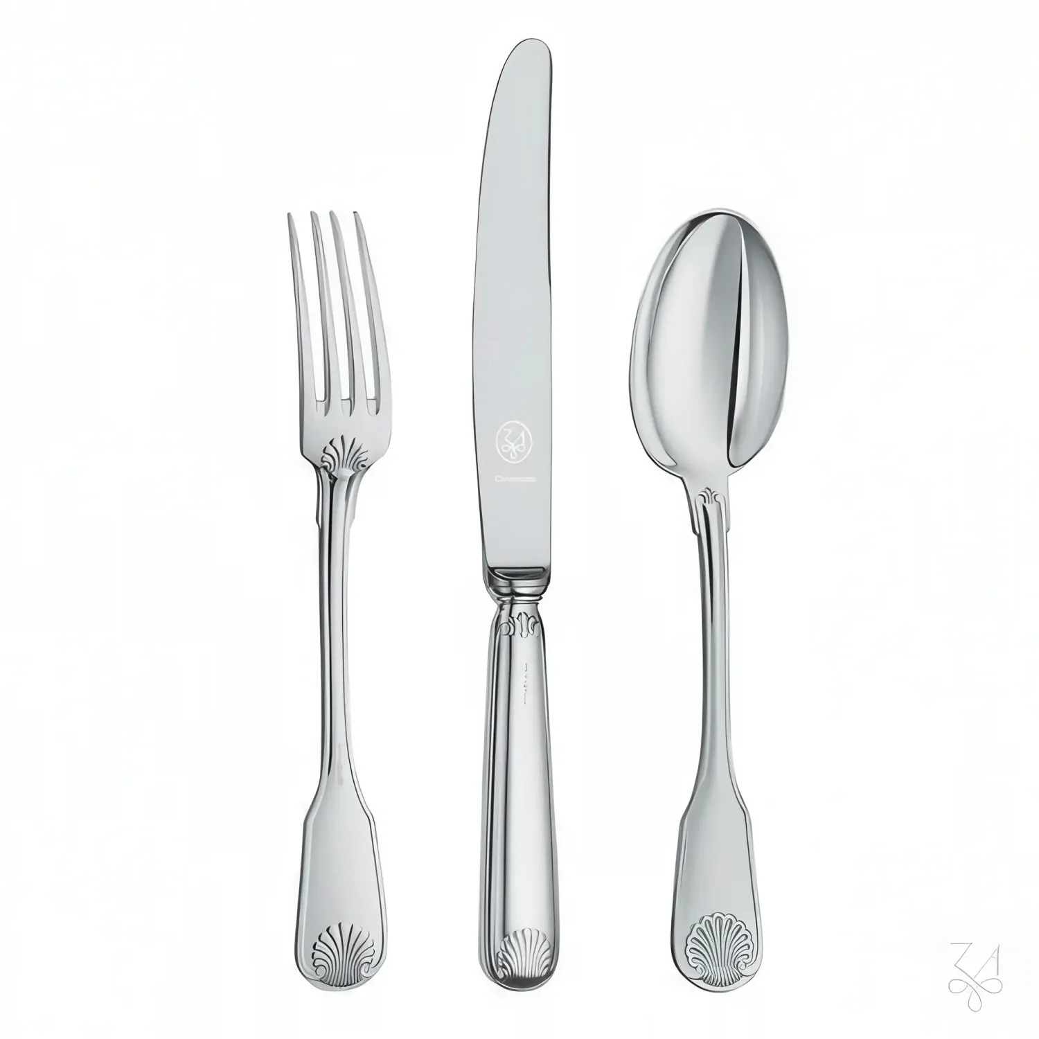 Set 36 tacamuri argint masiv Conchiglia