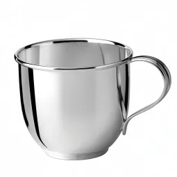 Cana argint masiv Smooth Handle