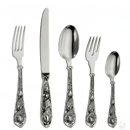 Set tacamuri argint masiv Grand Forest 5 piese