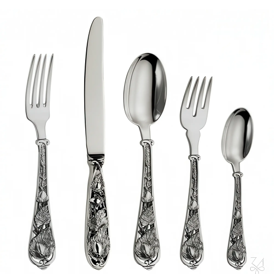 Set tacamuri argint masiv Grand Forest 5 piese