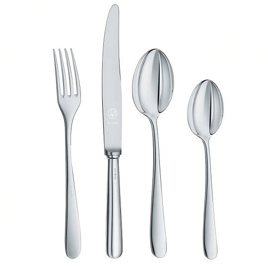Set tacamuri argint masiv Svedese, 48 piese