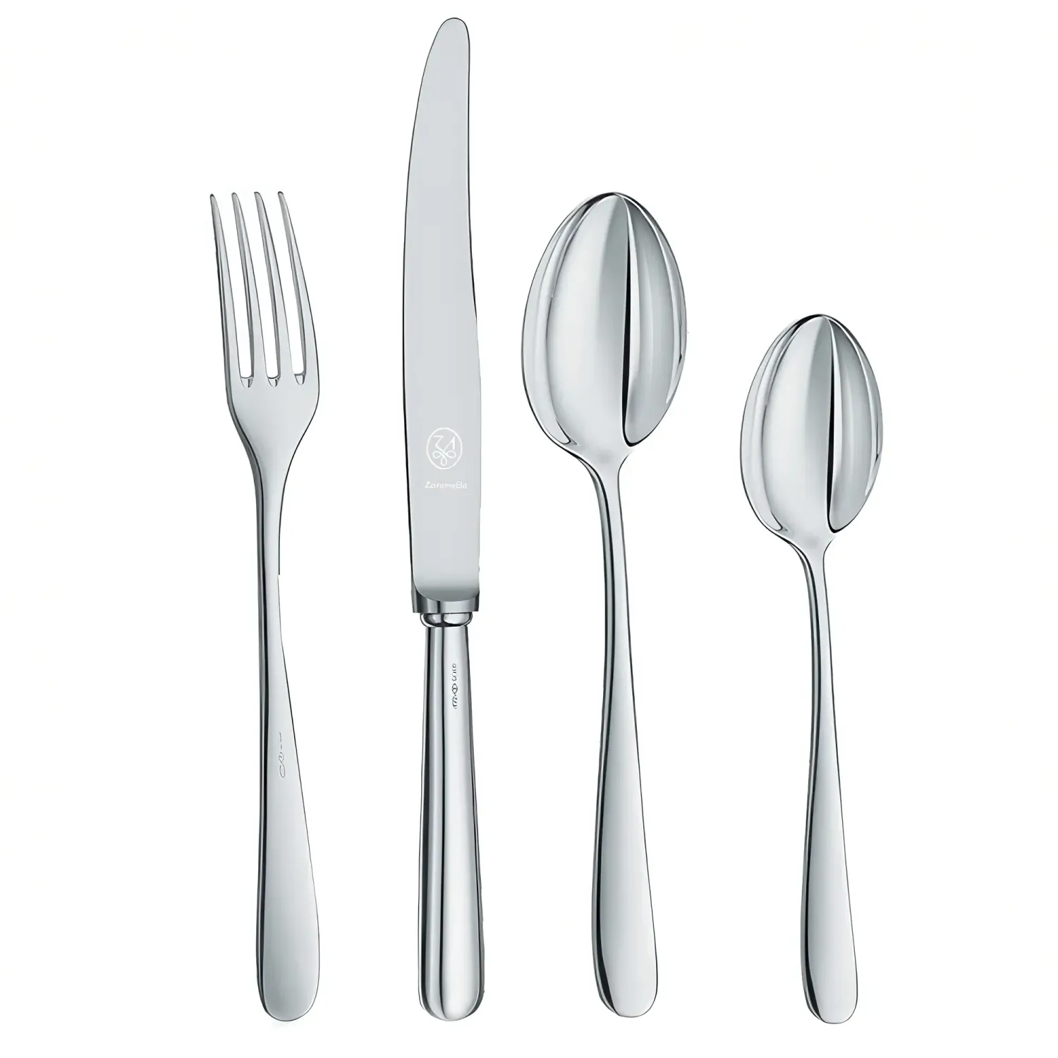 Set tacamuri argint masiv Svedese, 48 piese
