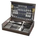 Set tacamuri argint masiv Meridiani, 77 piese
