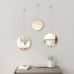 Set 3 oglinzi Dima Umbra auriu