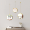 Set 3 oglinzi Dima Umbra auriu