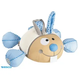 Jucarie plush senzoriala Wesco Lucien iepuras 32cm