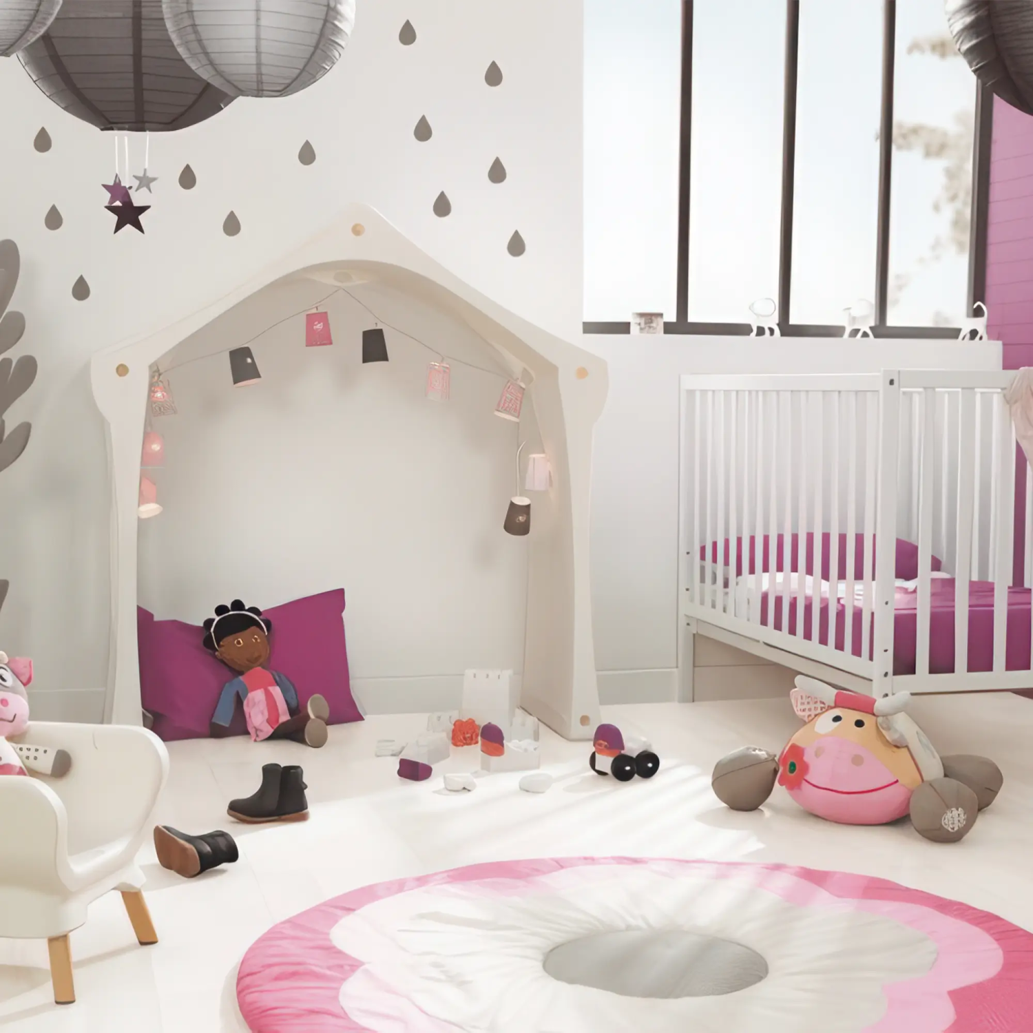 Jucarie plush senzoriala Wesco Clara vacuta
