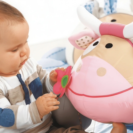 Jucarie plush senzoriala Wesco Clara vacuta