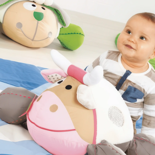 Jucarie plush senzoriala Wesco Clara vacuta