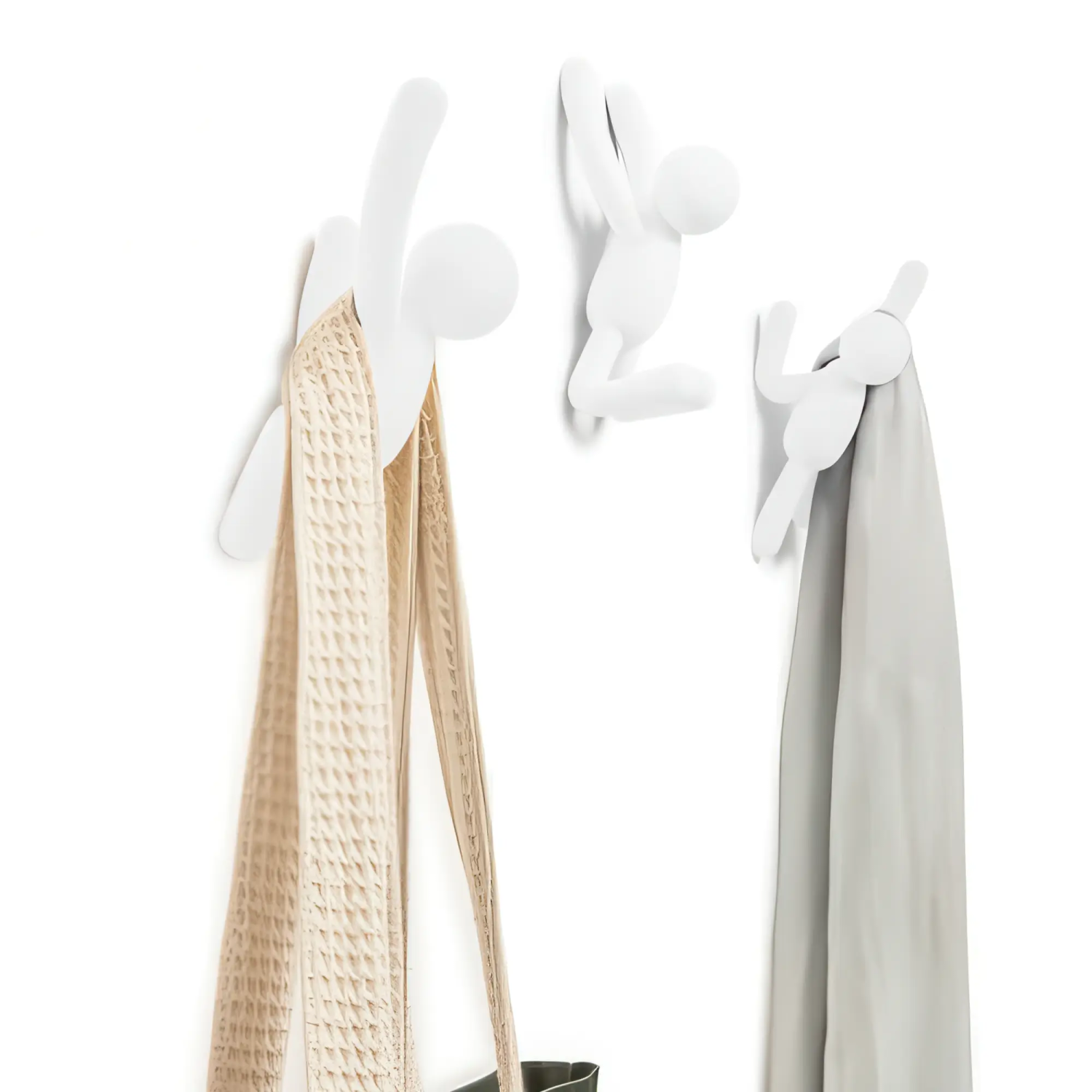 Cuier Umbra Buddy set 3 omuleti snow