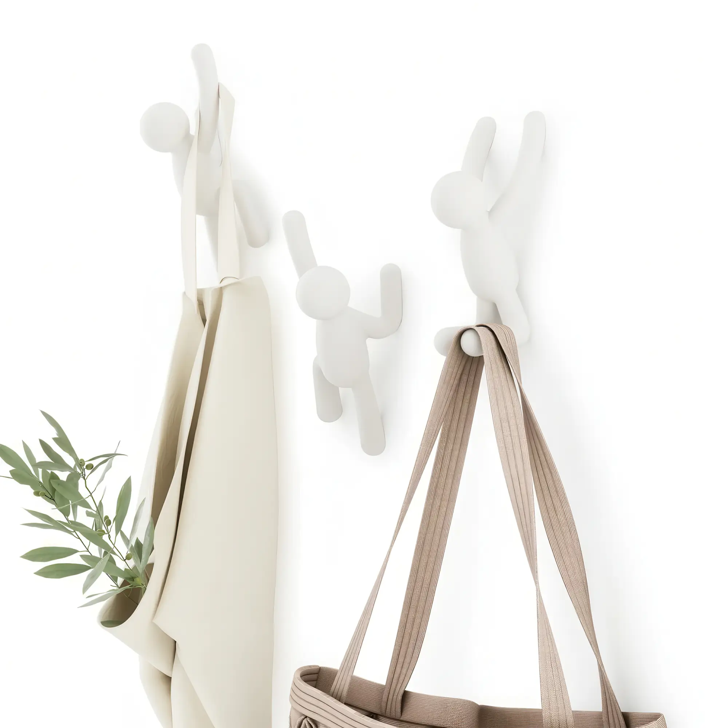 Cuier Umbra Buddy set 3 omuleti snow