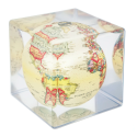Glob solar rotativ Mova cube Antique