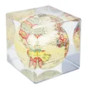 Glob solar rotativ Mova cube Antique