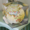 Glob solar rotativ Mova cube Antique