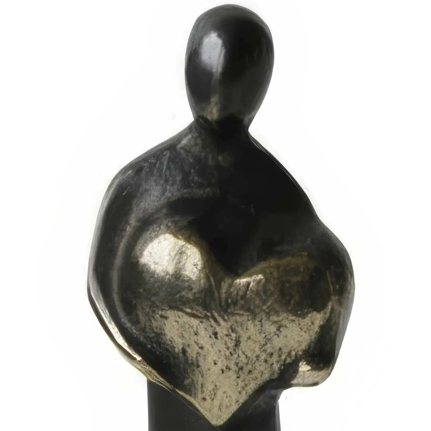Statueta bronz "Multumesc din inima"