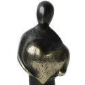 Statueta bronz "Multumesc din inima"