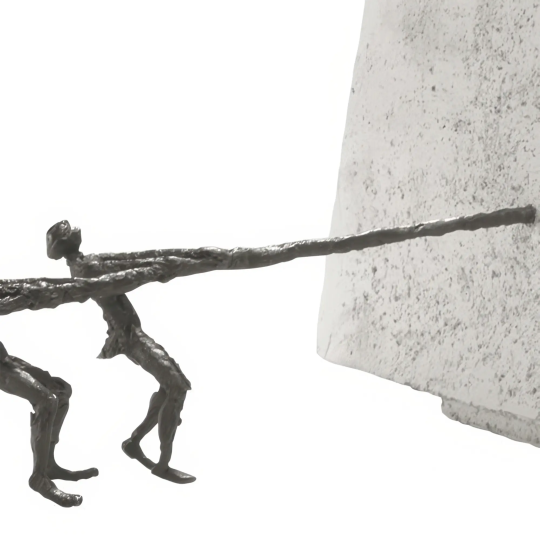 Statueta bronz "Echipa puternica"