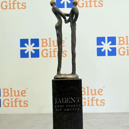 Statueta bronz "Multumesc" S