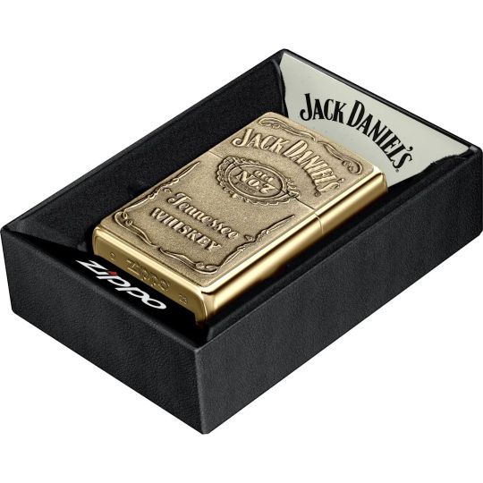 Bricheta Zippo Jack Daniel's Brass