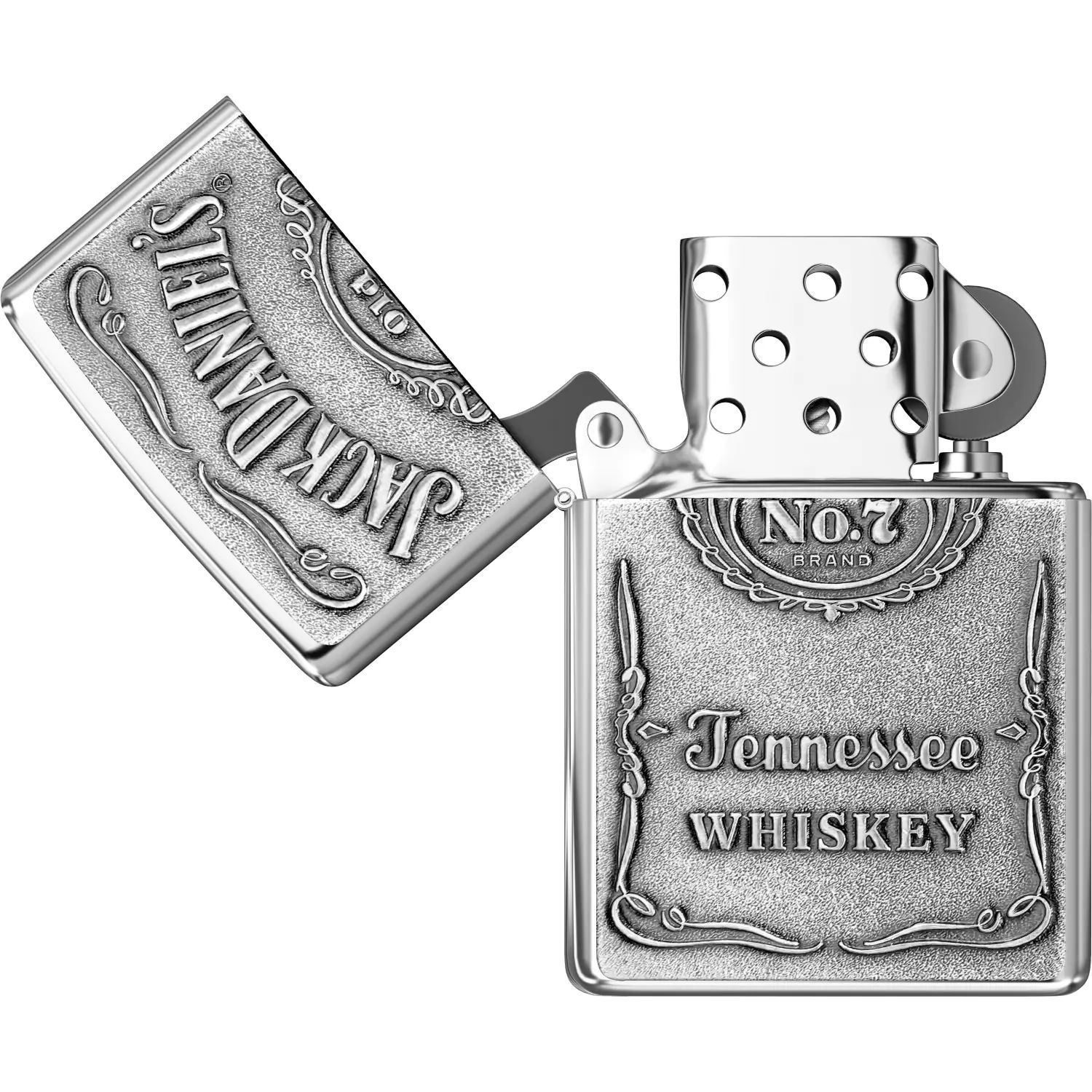 Bricheta Zippo Jack Daniel's Chrome