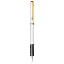 Stilou Waterman Impression White placat cu aur