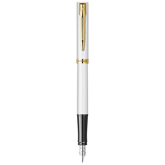 Stilou Waterman Impression White placat cu aur
