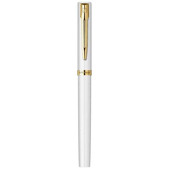Stilou Waterman Impression White placat cu aur