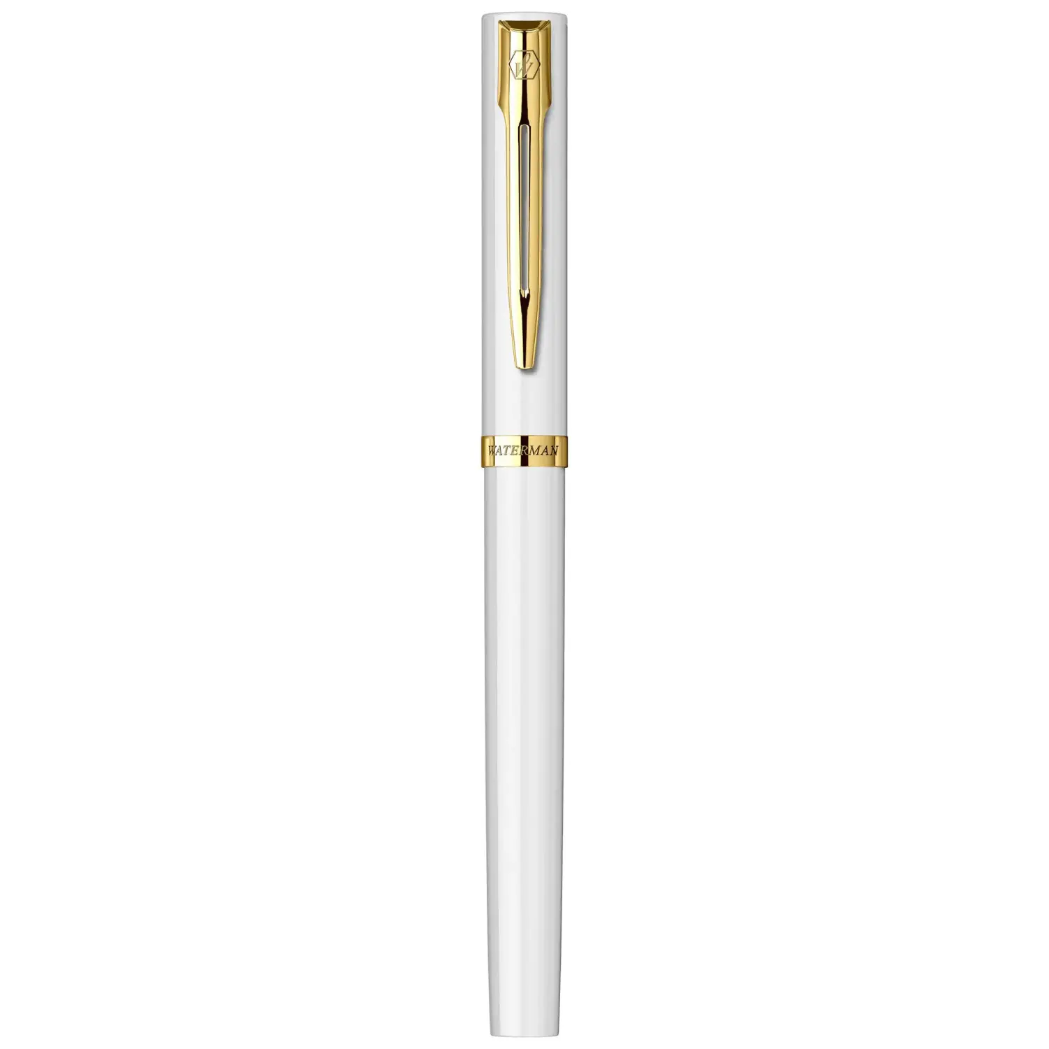 Stilou Waterman Impression White placat cu aur