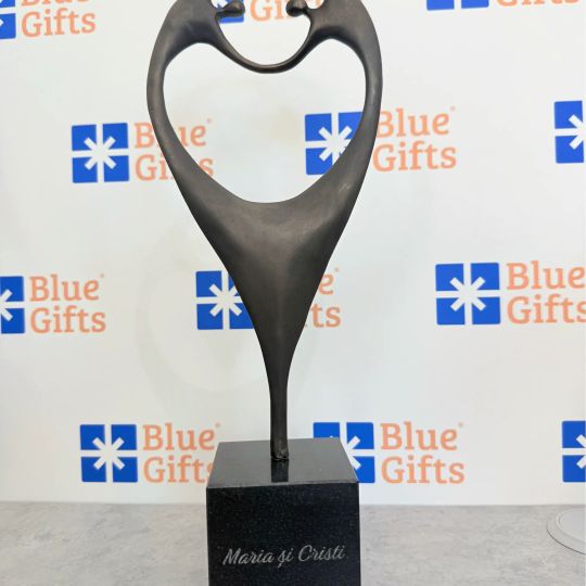 Statueta bronz "Perfectiune impreuna"