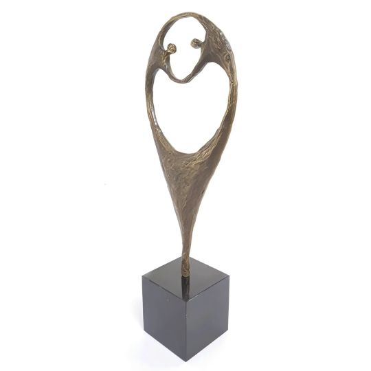 Statueta bronz "Perfectiune impreuna"