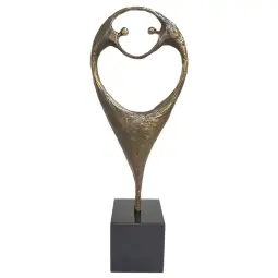 Statueta bronz "Perfectiune impreuna"