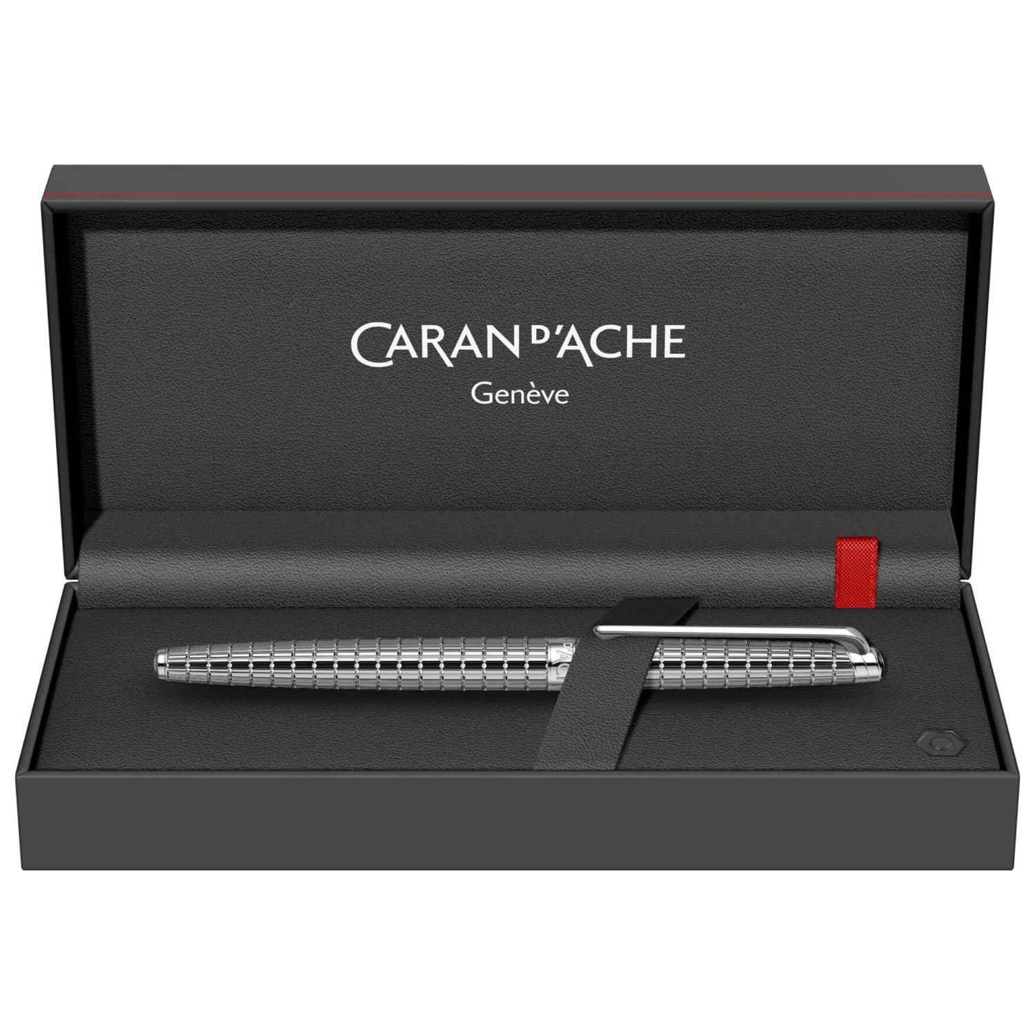 Stilou Caran d'Ache Leman Silver Lights Slim 18k